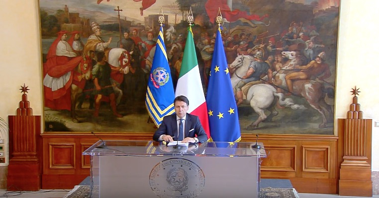 2020-03-16 alle 15.24.45 Il premier italiano Giuseppe Conte